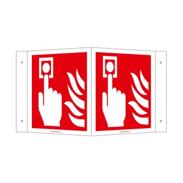 Tabliczka "Alarm pożarowy (manualny)"
