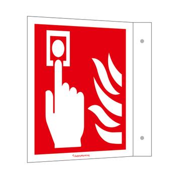 Tabliczka "Alarm pożarowy (manualny)"