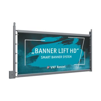 System Banner Lift HD z podnośnikiem do banerów i płaskimi szynami