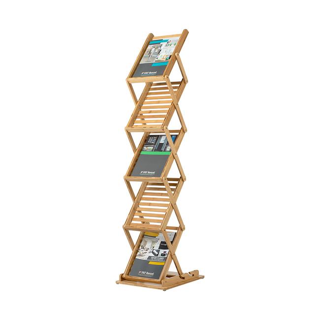 Składany stojak na katalogi „Bambou”