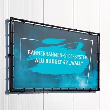 Rama banerowa-system wtykowy Alu Budget 42 „Wall“