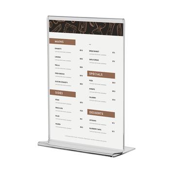 Stojak do kart menu „Arum" w formatach DIN