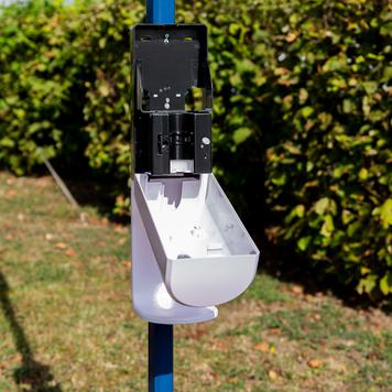 Sensor-Wall - zestaw doposażeniowy dozownika dezynfekcji do namiotów i rur