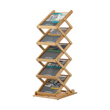 Składany stojak na katalogi „Bambou”