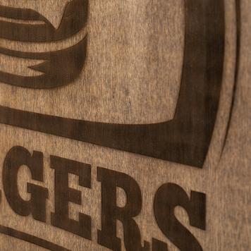 Szyld drewniany Madera „Burgers“